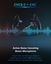 Super Q3 Pro Bone Conduction Headphones with Mic